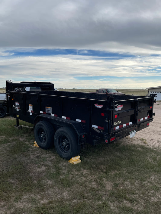 2017 14' Big Tex Dump Trailer