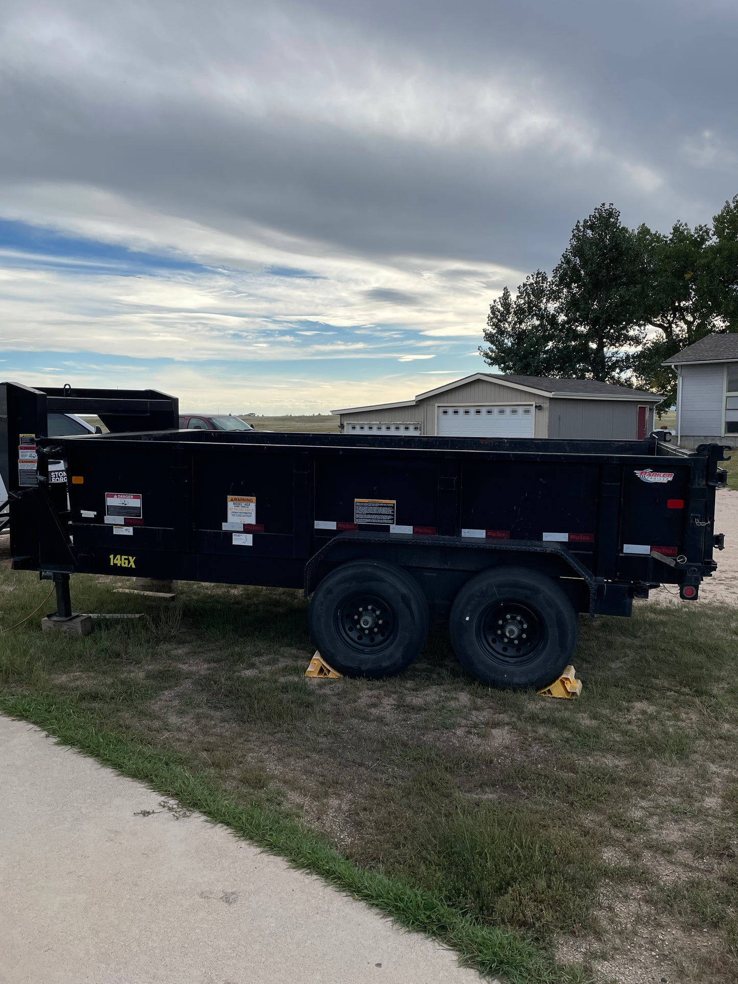 2017 14' Big Tex Dump Trailer