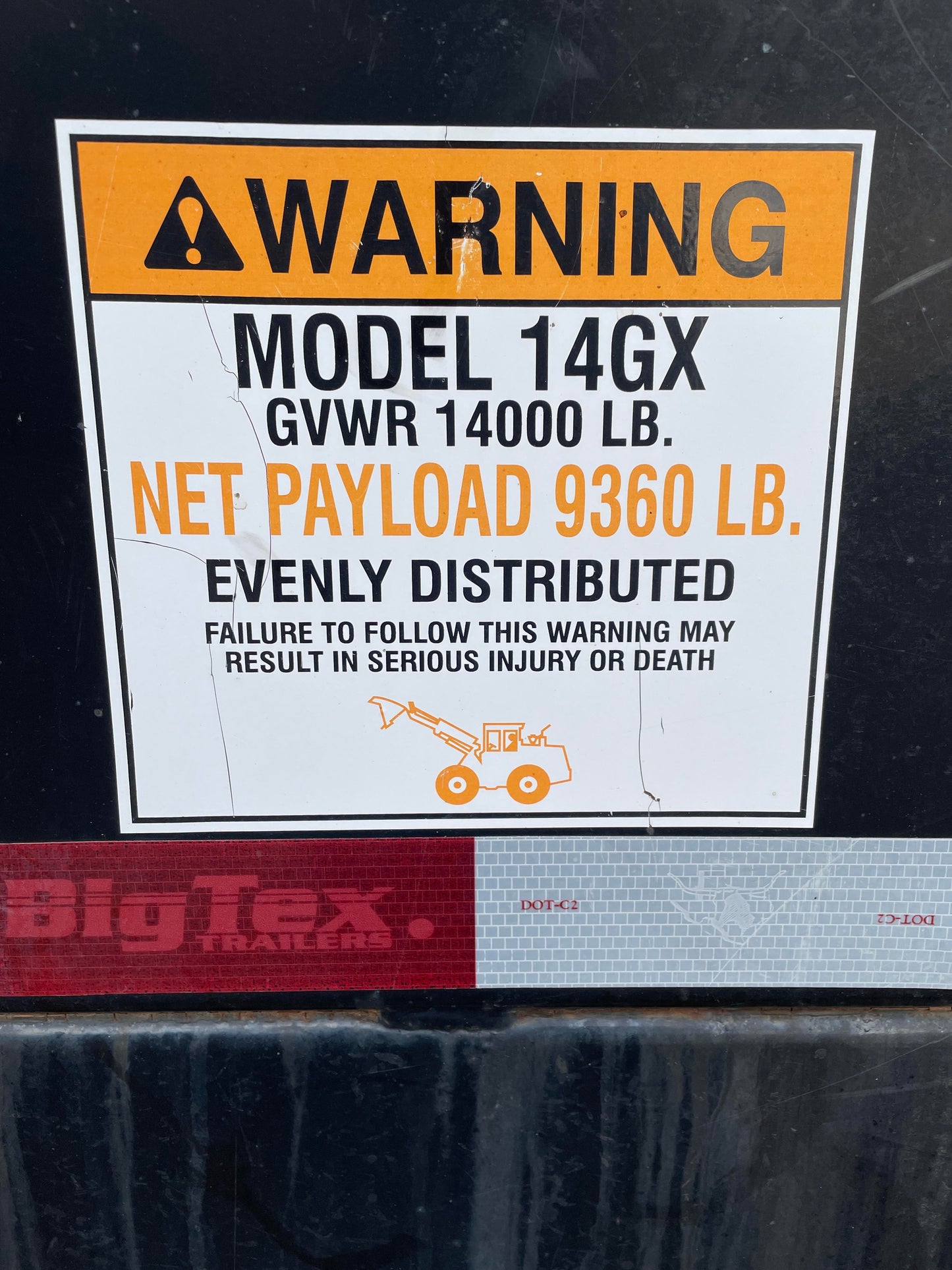 2017 14' Big Tex Dump Trailer