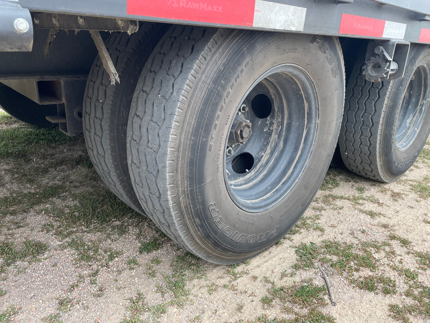 2025 RawMaxx 40' Gooseneck Flatbed Equipment Trailer