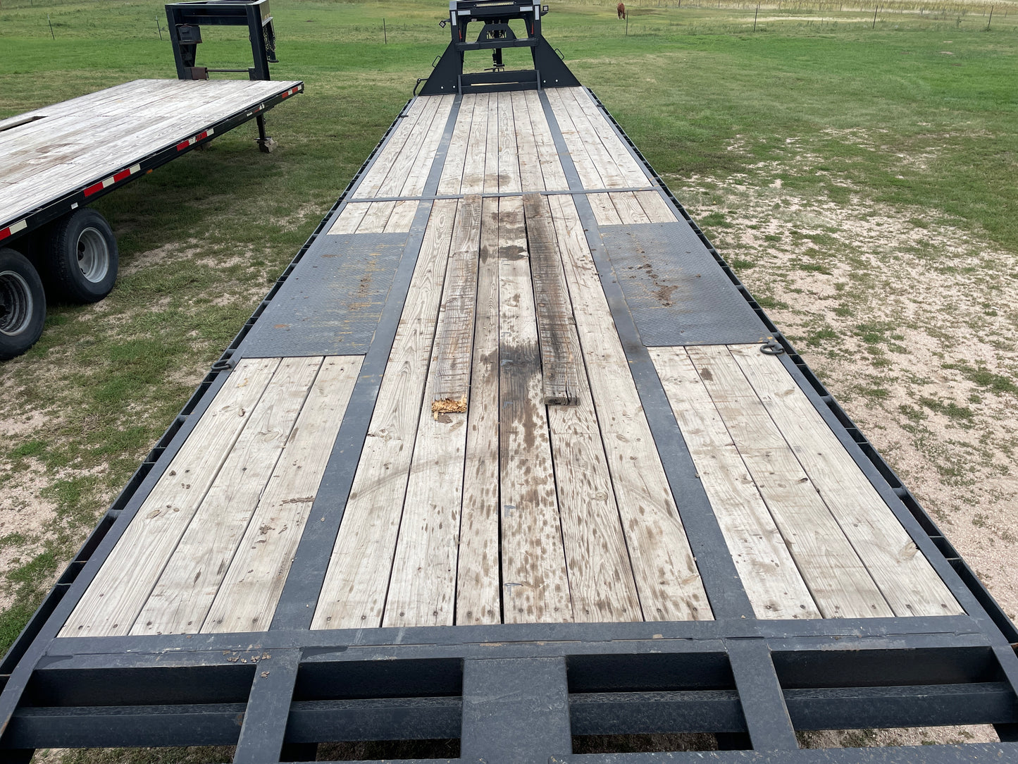 2025 RawMaxx 40' Gooseneck Flatbed Equipment Trailer