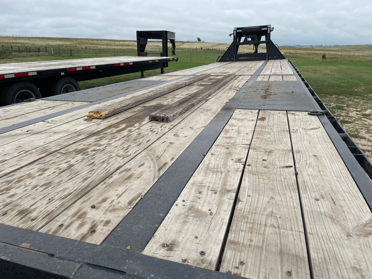 2025 RawMaxx 40' Gooseneck Flatbed Equipment Trailer