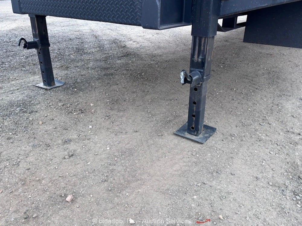 2025 RawMaxx 40' Gooseneck Flatbed Equipment Trailer