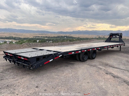 2025 RawMaxx 40' Gooseneck Flatbed Equipment Trailer