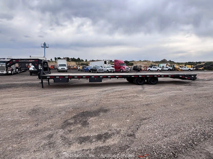 2025 RawMaxx 40' Gooseneck Flatbed Equipment Trailer