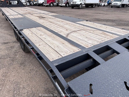 2025 RawMaxx 40' Gooseneck Flatbed Equipment Trailer