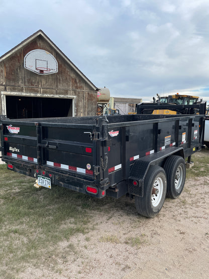 2017 14' Big Tex Dump Trailer